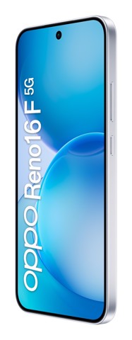 OPPO Reno16 F 5G AI Smartphone, Tripla fotocamera 50+8+50MP, Selfie 50MP, Display 6.57” 120HZ AMOLED FHD+, 6500mAh, RAM 8GB(Esp2GB/4GB/8GB)+ROM 256GB [Versione Italia], Pop White