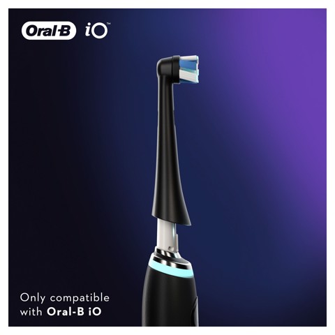 Oral-B iO Ultimate Clean iO Testine Di Ricambio Ultimate Clean Nere. 2 Pezzi
