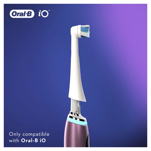 Oral-B iO Ultimate Clean Testine Di Ricambio, 2 Pezzi