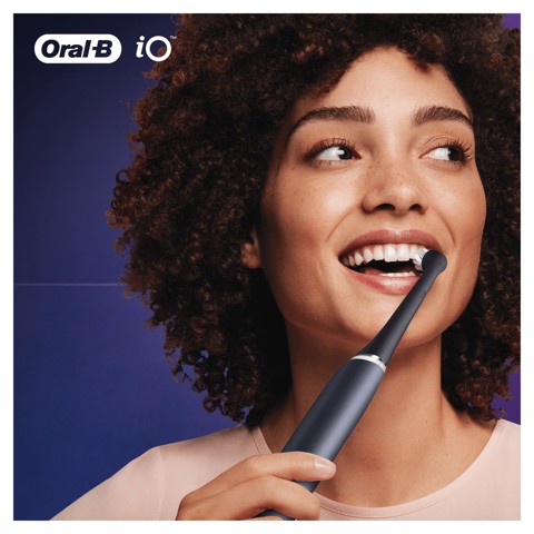 Oral-B iO Ultimate Clean Testine Di Ricambio Nere, 2 Pezzi