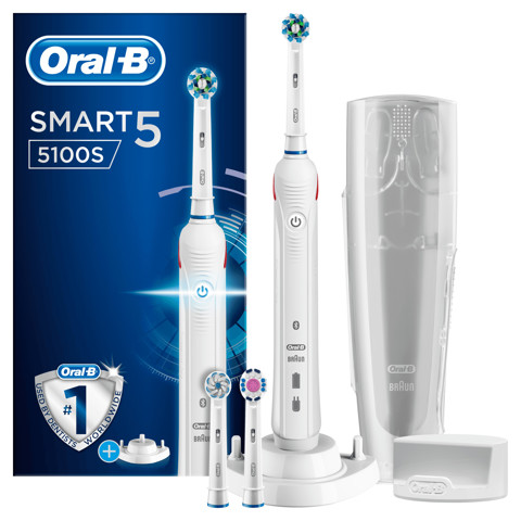Oral-B Spazzolino Elettrico Smart 5 5100S Bianco