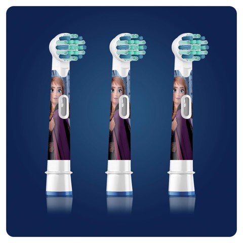 Oral-B Testina Di Ricambio per Spazzolino Kids Frozen. Confezione Da 3