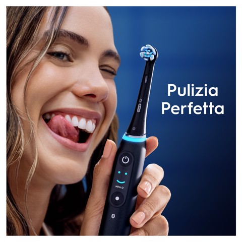 Oral-B Testine di Ricambio iO Gentle Care, testine rotonde originali, setole angolate per una rimozione più profonda della placca, testina più morbida, adatte a gengive sensibili, 3