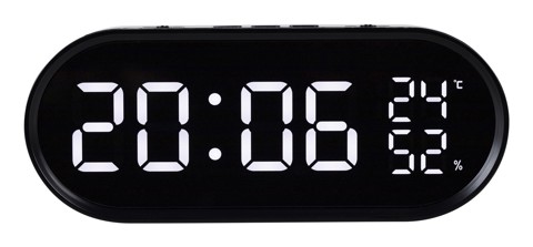 OZON Scientific XDET5739 sveglia Sveglia digitale Nero