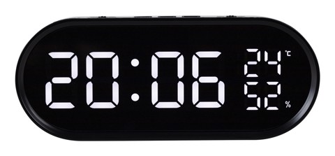 OZON Scientific XDET5739 sveglia Sveglia digitale Nero