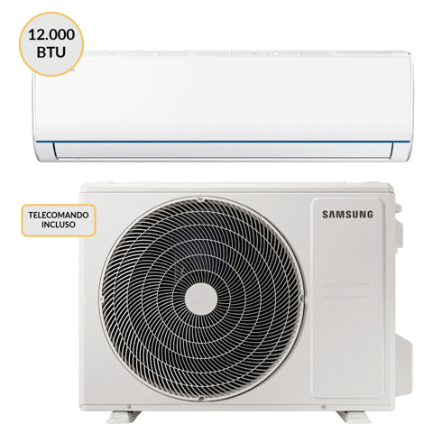Samsung Condizionatore MONO split Inverter 12000 btu Wi-Fi AR40H12C1BMXEU + AR40H12C1BMNEU Climatizzatore Fisso