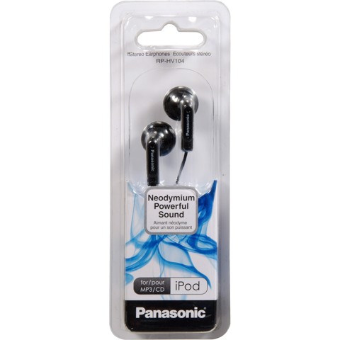 Panasonic Auricolari in-ear con cavo RP-HV104E-K