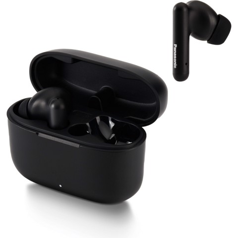 Panasonic Auricolari TWS RZ-B110WDE-K, con mic, IPX4, Nero