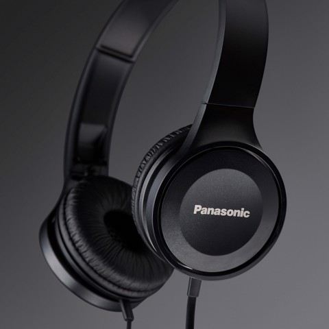 Panasonic Cuffie a Padiglione con cavo RP-HF100ME-K, con mic