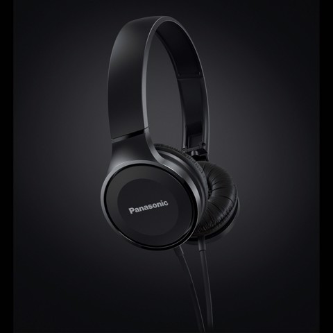 Panasonic Cuffie a Padiglione con cavo RP-HF100ME-K, con mic