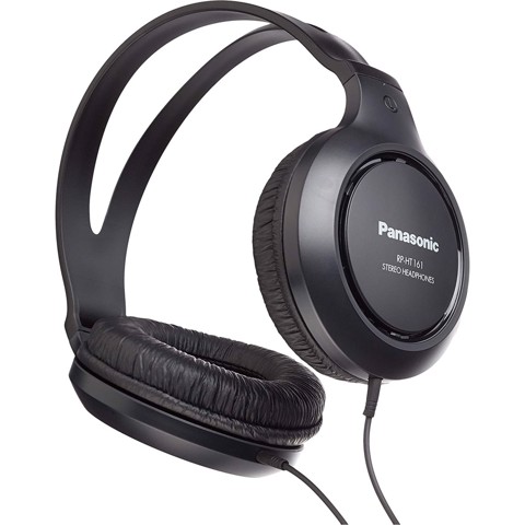 Panasonic Cuffie stereo a Padiglione con cavo RP-HT161E-K