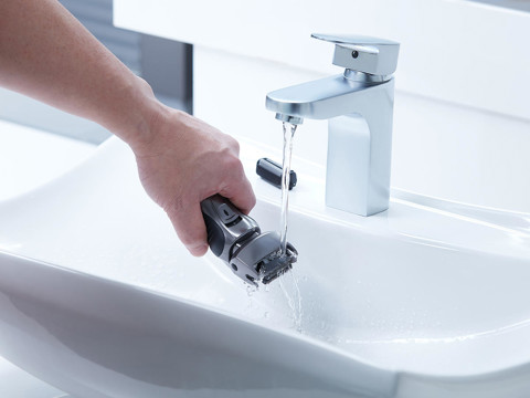 Panasonic ES-RW33 Rasoio Trimmer Nero, Argento