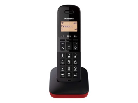 Panasonic KX-TGB610JTC - Telefono cordless - rosso