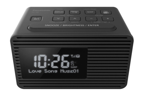 Panasonic RC-D8EG-K radio Orologio Nero