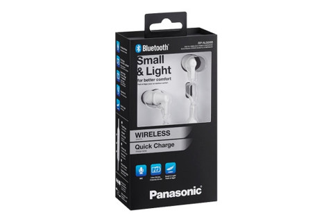 Panasonic RP-NJ300BE-W cuffia e auricolare Bluetooth Bianco