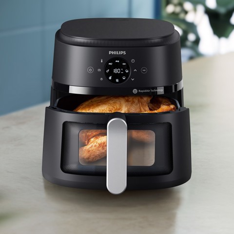 Philips 2000 series NA231/00 Airfryer 6.2 L, Friggitrice ad aria 13 in 1, App ricettario