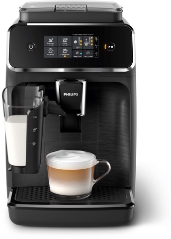 Philips 2200 series LatteGo EP2230/10 Macchina da caffè automatica, 4 bevande, cappuccinatore, 1.8 L, macine in ceramica