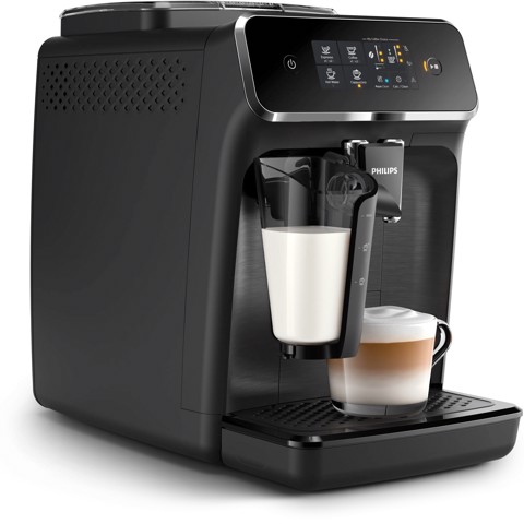 Philips 2200 series LatteGo EP2230/10 Macchina da caffè automatica, 4 bevande, cappuccinatore, 1.8 L, macine in ceramica