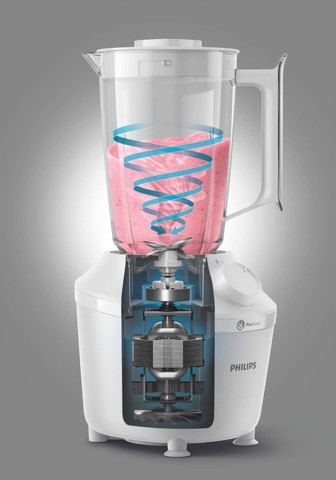 Philips 3000 series HR2041/00 frullatore 1,9 L Frullatore da tavolo 450 W Bianco