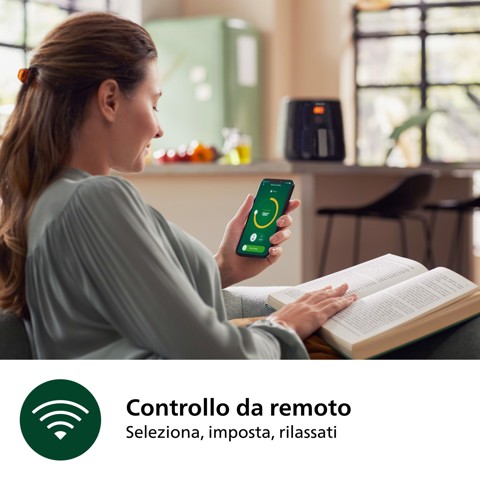 Philips 5000 series Airfryer HD9285/00, 7.2L, Friggitrice 16-in-1, App per ricette