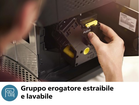 Philips 5500 series LatteGo EP5547/90 Macchina caffè automatica, 20 bevande, cappuccinatore, 1.8 L, macine in ceramica