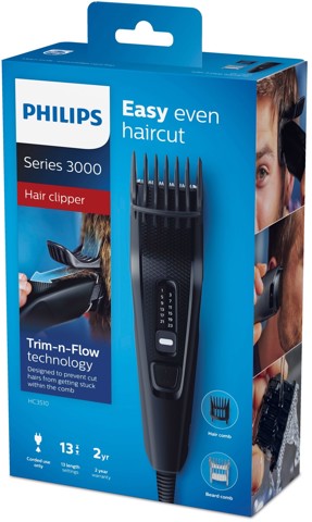 Philips HAIRCLIPPER Series 3000 Regolacapelli con lame in acciaio inossidabile