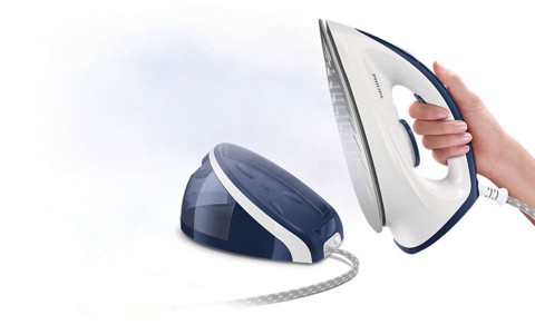 Philips HI5920/20 ferro da stiro a caldaia 2400 W 1,1 L Ceramica Blu, Bianco