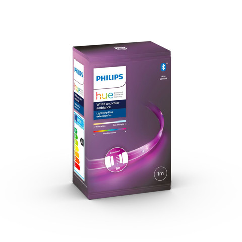 Philips Hue bundle Kit, Lightstrip Plus V4 base da 2 metri + Estensione Lightstrip Plus V4 da 1 metro
