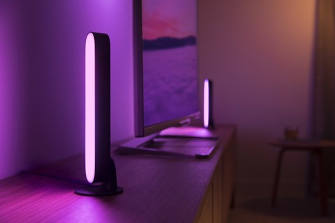 Philips Hue White and Color ambiance Lampada a barre Play, confezione doppia