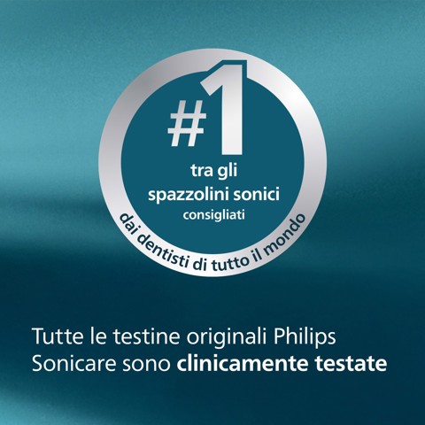 Philips HX6062/87 2x Testinebianche per spazzolino sonico