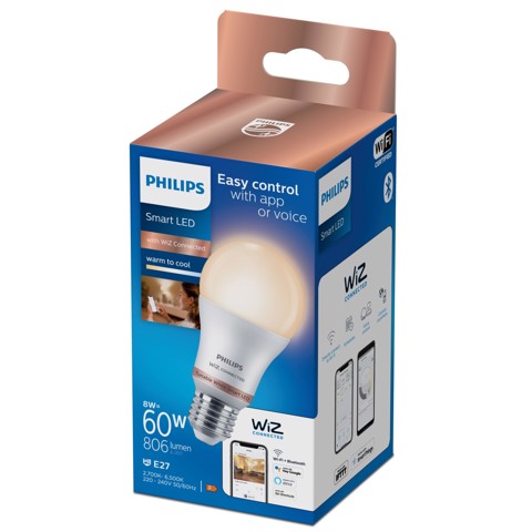 Philips Lampadina 8 W (Eq. 60 W) A60 E27