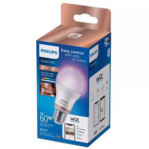 Philips Lampadina 8 W (Eq. 60 W) - A60 E27