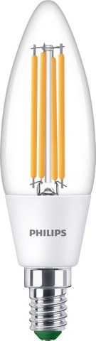 Philips Lampadina candela trasparente a filamento 40 W B35 E14