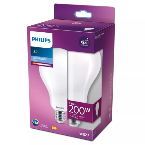 Philips Lampadina smerigliata a filamento 200 W A95 E27