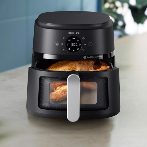 Philips Serie 2000 NA231/00 Airfryer 6.2 L, Friggitrice ad aria 13 in 1, App ricettario