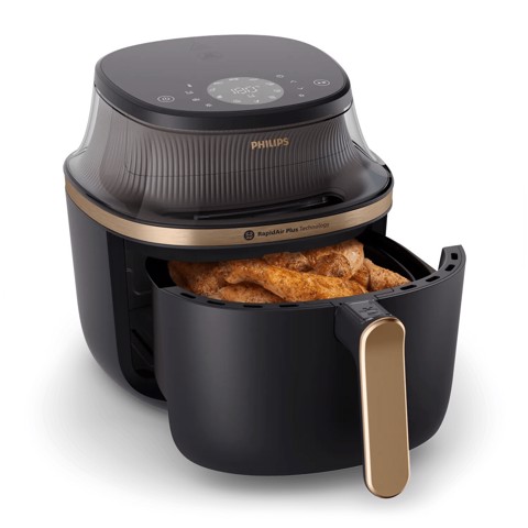 Philips Serie 3000 Airfryer da 7.2 L, Friggitrice ad aria 16 in 1, Finestra e luce, App ricettario NA342/00