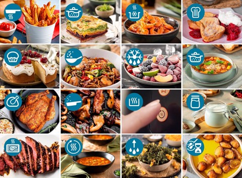Philips Serie 3000 Airfryer da 7.2 L, Friggitrice ad aria 16 in 1, Finestra e luce, App ricettario NA342/00