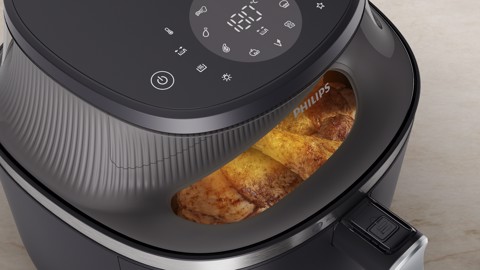 Philips Serie 3000 NA332/00 Airfryer 6.2 L, Friggitrice ad aria 16 in 1, App ricettario