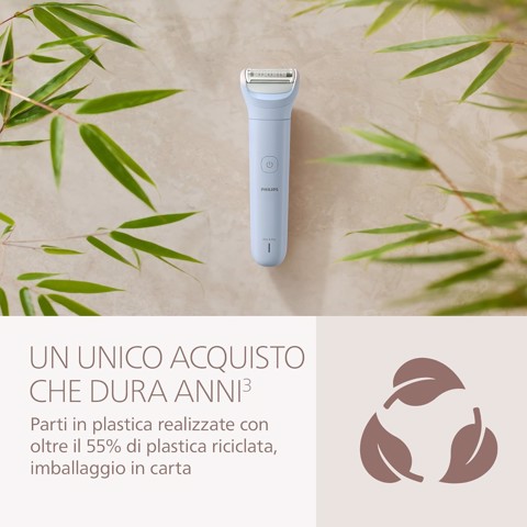 Philips Serie 6000 Rasoio senza filo Wet & Dry azzurro BRL127/00