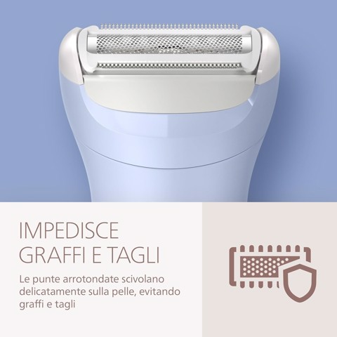 Philips Serie 6000 Rasoio senza filo Wet & Dry azzurro BRL127/00