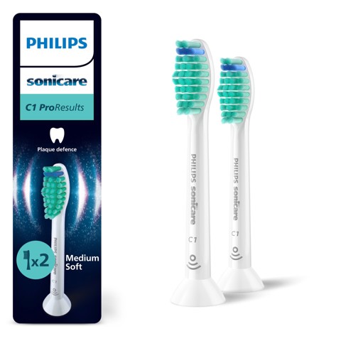 Philips Sonicare ProResults HX6012/87 2x Testine bianche spazzolino sonico