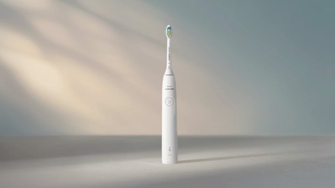 Philips Sonicare serie 5300 Sonicare Spazzolino elettrico sonico con base di ricarica e sensore di pressione colore bianco HX7108/02