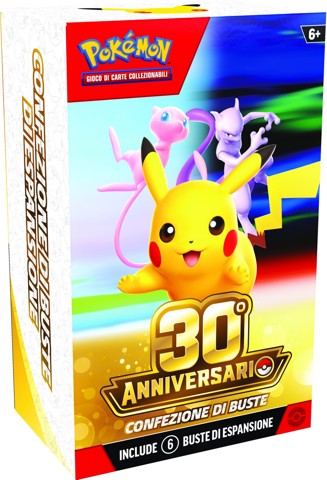 Pokémon 30° Anniversario - Bundle 6 Buste