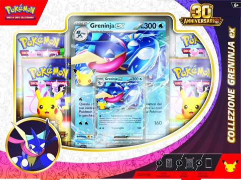 Pokémon 30° Anniversario - Collezione Greninja-ex & Sylveon-ex