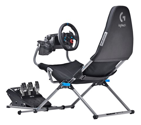 Playseat Challenge X - Logitech G Edition Sedia da gioco per console Nero, Grigio