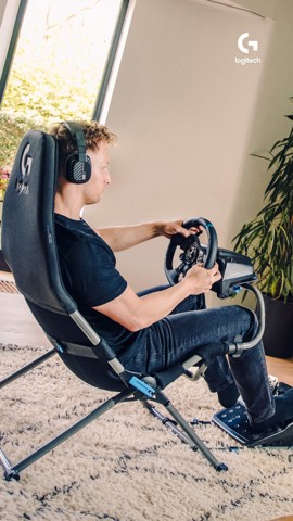 Playseat Challenge X - Logitech G Edition Sedia da gioco per console Nero, Grigio