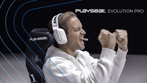 Playseat Evolution PRO ActiFit Sedia per gaming universale Seduta imbottita Nero