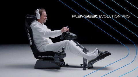 Playseat Evolution PRO ActiFit Sedia per gaming universale Seduta imbottita Nero