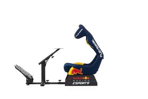 Playseat Evolution PRO Red Bull Racing Esports Sedia per gaming universale Sedia tappezzata Blu marino, Rosso, Bianco, Giallo