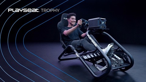 Playseat Trophy Sedia per gaming universale Sedia tappezzata Nero